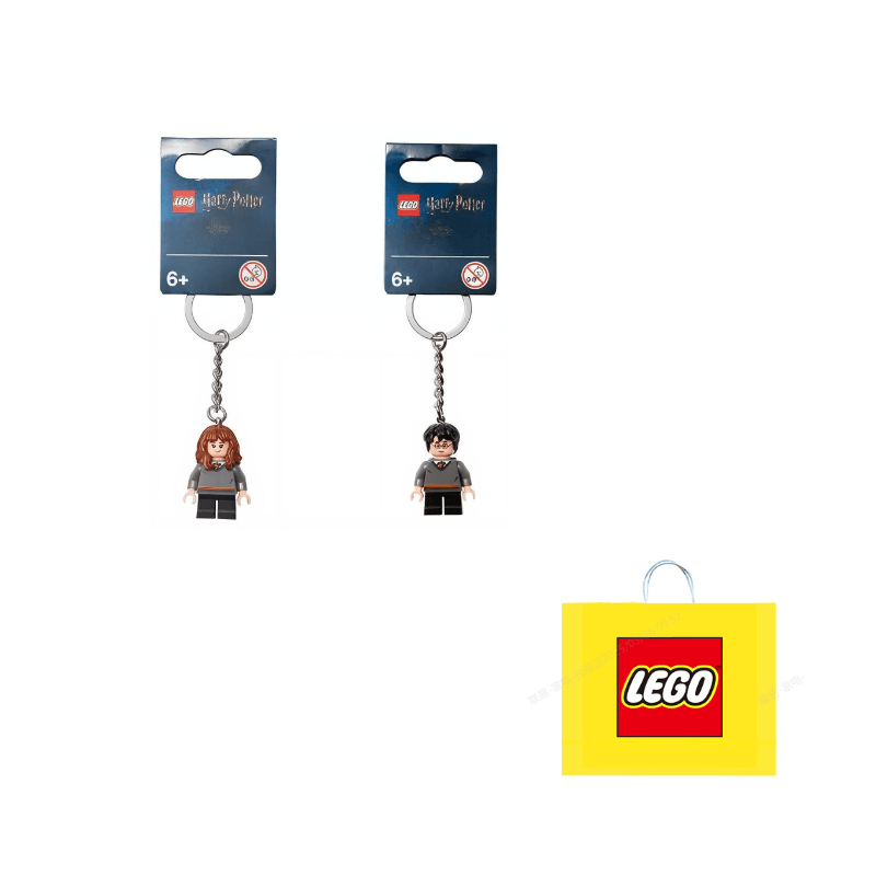 Брелок LEGO Harry Potter: Гарри Поттер и Гермиона Грейнджер (854114 + 854115) - Boxette Shop